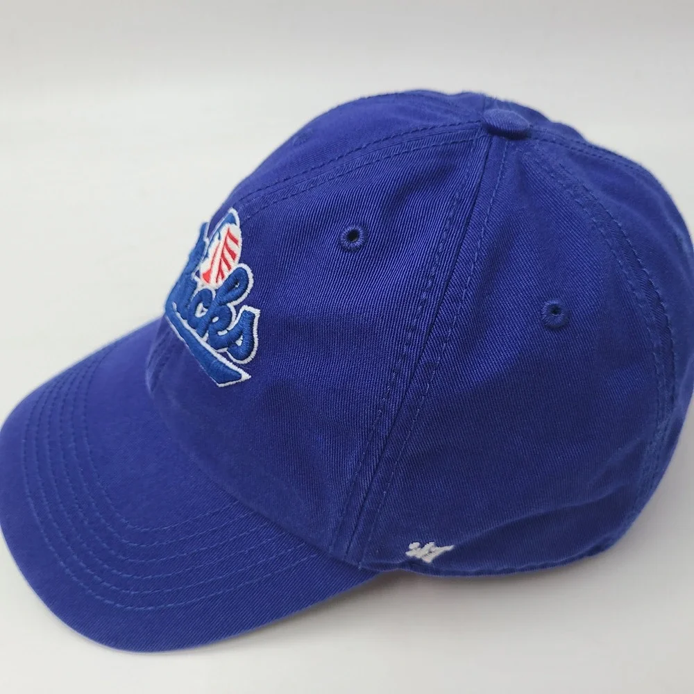 Memphis Chicks Hat Fitted M 47 Brand Franchise Blue MiLB Baseball Defunct Men